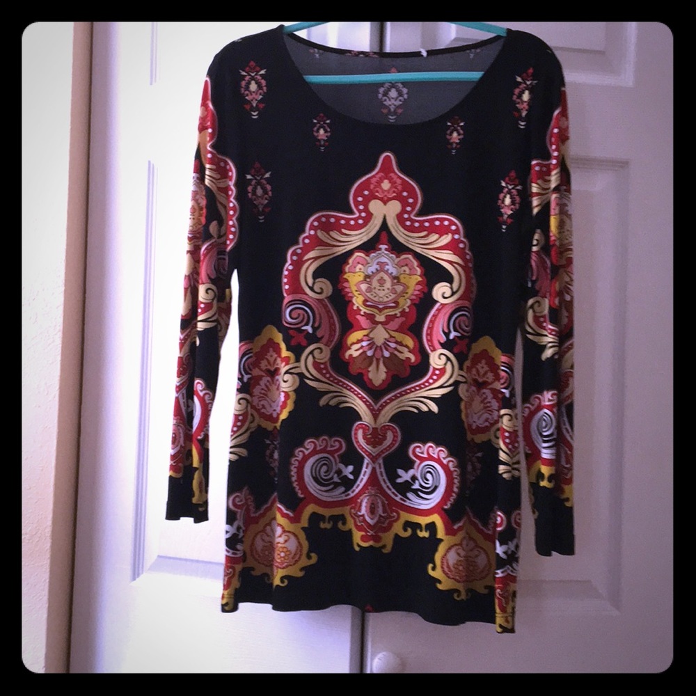 Indian inspired long sleeve top